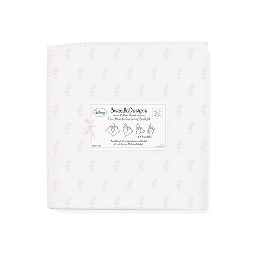 스와들디자인 코튼블랭킷 사계절속싸개 Little Mickey/Minnie(Pastel Pink)