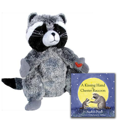 The Kissing Hand Chester Raccoon Plush Doll