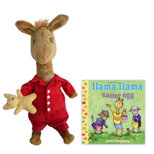 라마라마레드파자마 인형(MerryMakers Llama Llama Plush Doll)